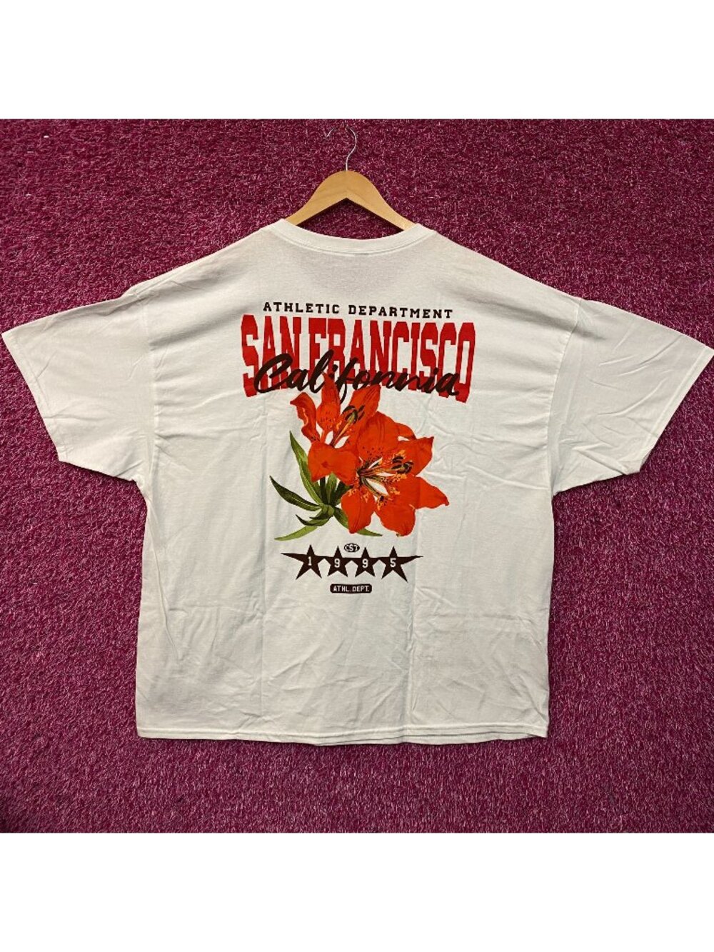 Fashion Nova Athletic Department San Francisco Flower Graphic T-Shirt 3XL
